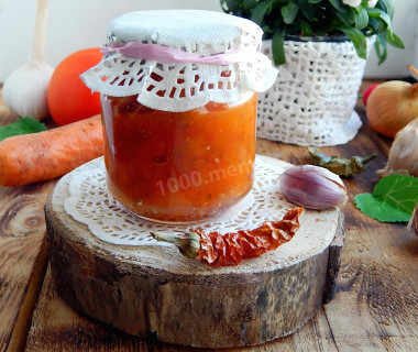 Carrot caviar for winter