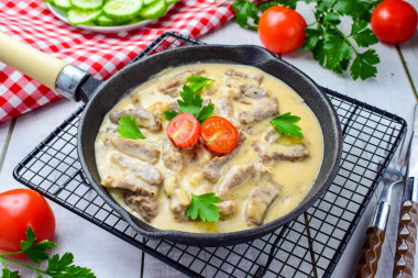 Stroganoff beef