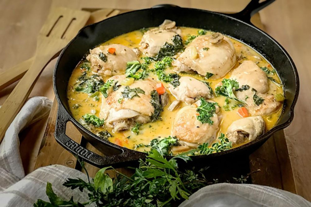 Creamy fricassee