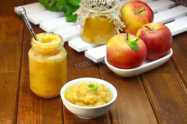 Applesauce without sugar for winter