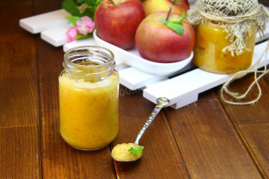 Applesauce without sugar for winter