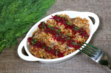 Buckwheat with mushrooms