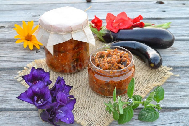 Eggplant caviar in a slow cooker you can lick your fingers