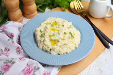 Cauliflower puree