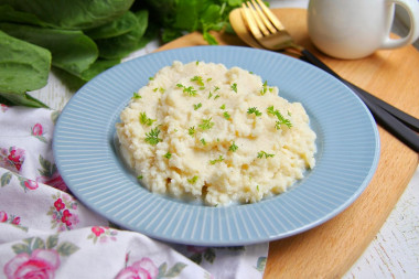 Cauliflower puree