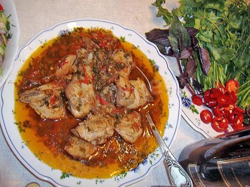 Pheasant stew