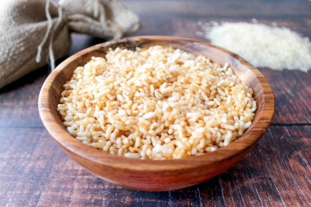 Air rice at home