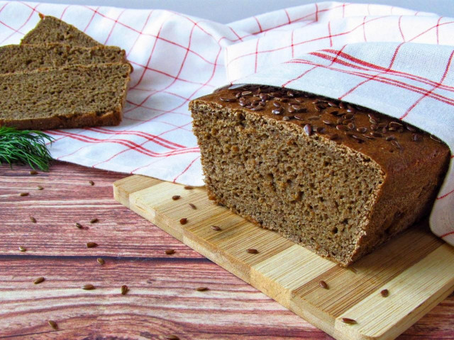 Homemade sourdough bread in the oven