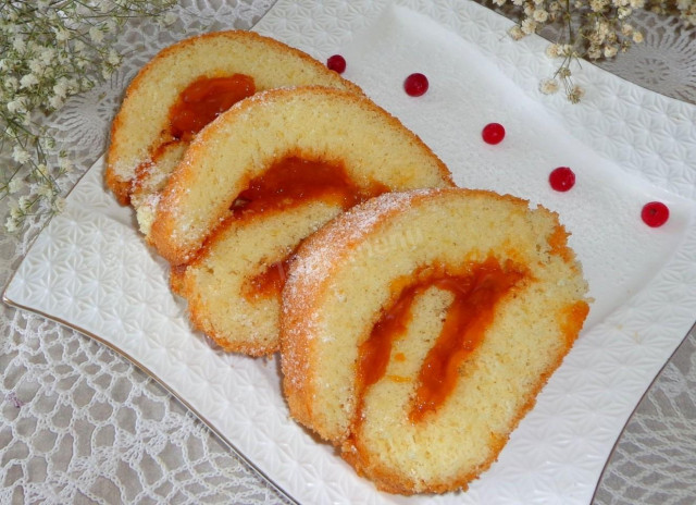 Quick biscuit roll in the oven in 5 minutes