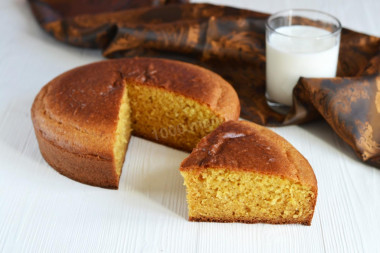 Corn bread in the oven without yeast