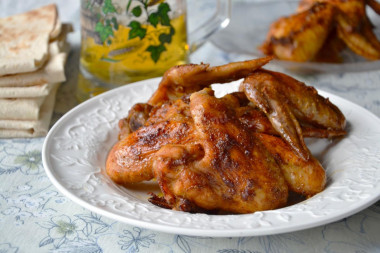 Wings in soy sauce in the oven