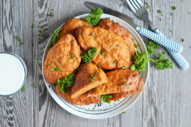 Fish cutlets in the oven