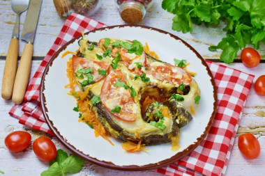 Catfish baked in the oven