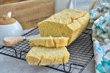 Gluten-free bread in the oven