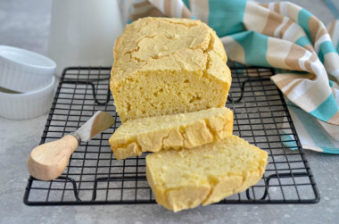 Gluten-free bread in the oven