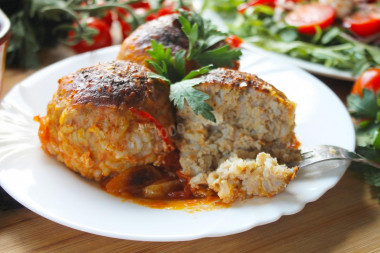 Turkey meatballs in the oven