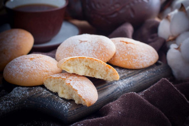 Soft cookies on kefir in the oven