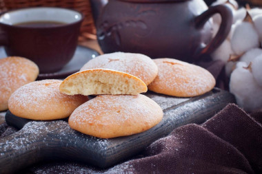 Soft cookies on kefir in the oven