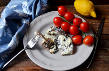 Catfish baked in the oven