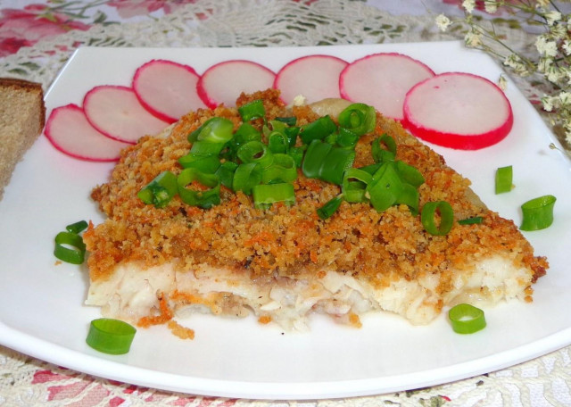 Sea tongue in the oven