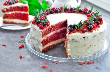 Classic Red Velvet cake at home