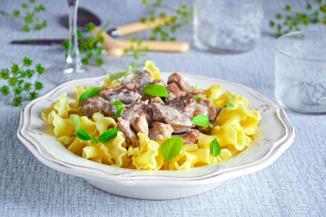 Pasta with meat