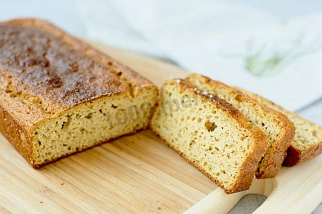 Diet bread in oven