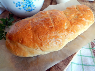 A loaf of dry yeast in the oven