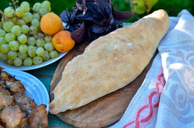 Georgian lavash at home in the oven