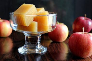 Apple marmalade from apples with agar-agar at home