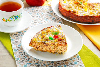 Buckwheat casserole in the oven made of porridge with cottage cheese