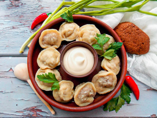 Homemade classic dumplings