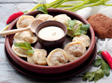 Homemade classic dumplings