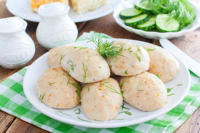 Chicken breast cutlets in the oven