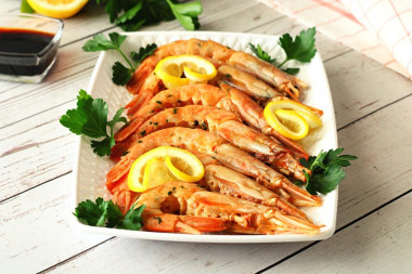 Langoustines in the oven