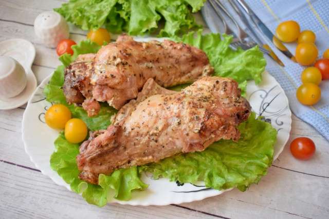 Turkey wings in the oven