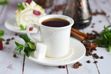 Coffee with cinnamon in Turkey