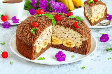 Banana Mink Mole cake