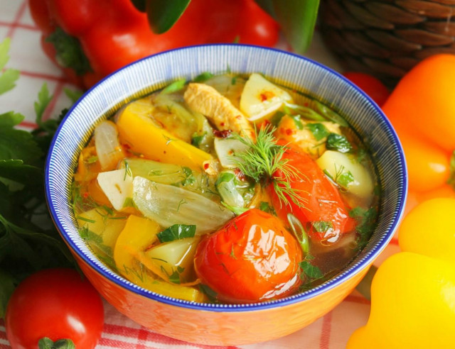 Bell pepper soup