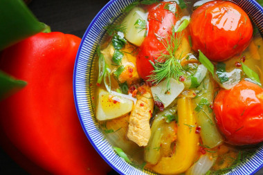 Bell pepper soup