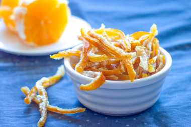 Candied orange peels