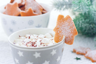 Christmas ginger cookies