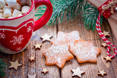 Christmas ginger cookies