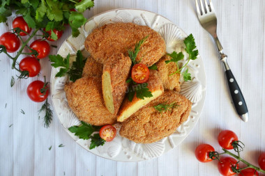 Pike cutlets in the oven