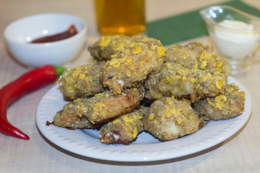 Spicy KFC chicken wings in the oven