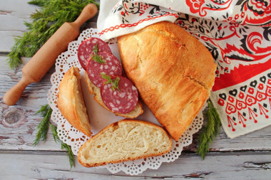 Bread in a baking sleeve