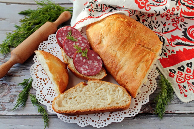 Bread in a baking sleeve