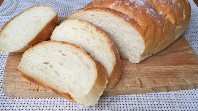 A soft and delicate homemade loaf in the oven