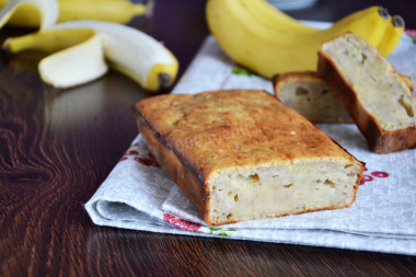 Banana bread in the oven from Andy Chef