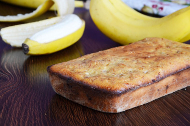 Banana bread in the oven from Andy Chef